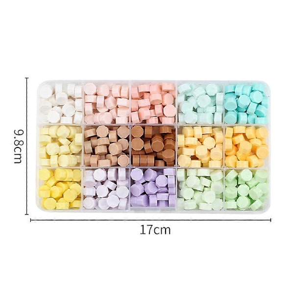 Voksseglperler, voksforseglingsperler for brevforsegling, voksseglperlesett for voksstempelforsegling Style 1