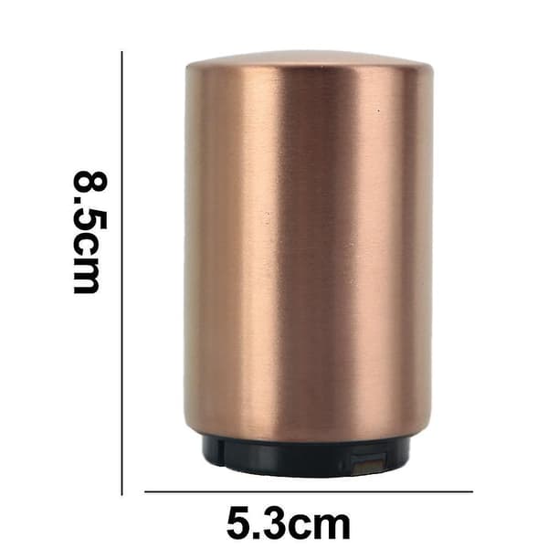 Øloplukker, Magnetisk Automatisk Rustfrit Stål Tryk Ned Oplukker, Øl Rose gold