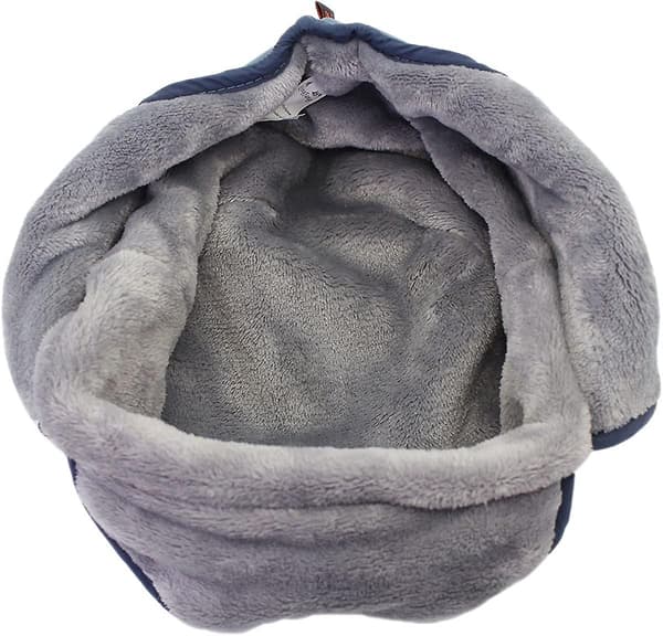Vandtæt Yetsye Bomber Hat Skihatte Jagthat Til Vinter Med Foldbar Øreklap Black