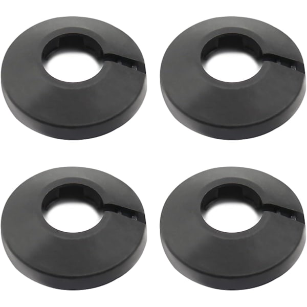 Sovita 0,63\" ulkohalkaisijan laippavesiputken suojus koristelu musta putken suojus patteri Pp muovi 16mm Escutcheon kaulus seinäputken putken koristeluun 20mm 16mm