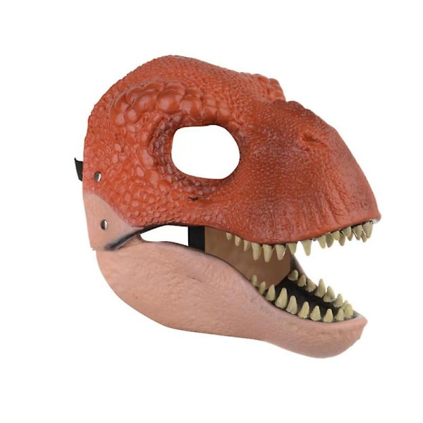 Lasten dinosaurusnaamio, dinosauruslelut avautuvalla liikkuvalla leualla, eläinnaamio red
