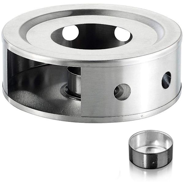 Teewärmer Kaffee Stövchen aus Edelstahl mit Teelichthalter Tee-Basis, Typ2 Typ2