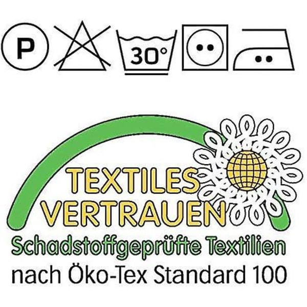 Pudebetræk 40 x 80 cm - Drømmefanger Kærlighedsmønster Sæt med 2 Mikrofiber