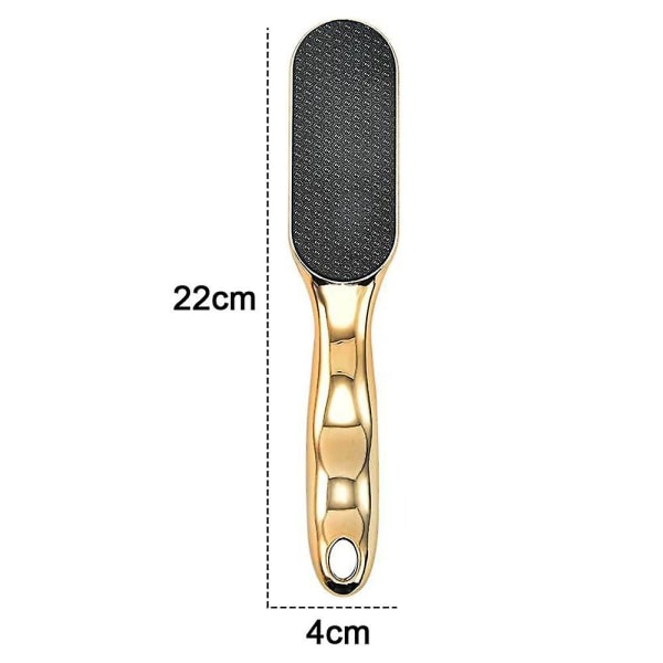 Glasfodfil til Død Hud - Fod Callus Fjerner med Glasætsningsteknologi, Nano Glasfodfil NB03 Champagne Gold