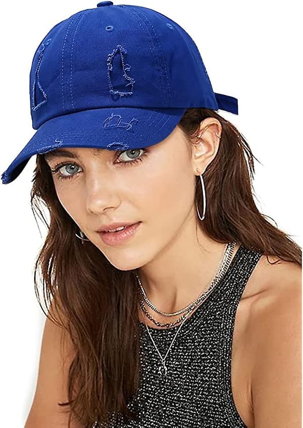 Acsergery Dame Den Gamle Basecap Justerbar Desentralisert Vaske Baseballcaps