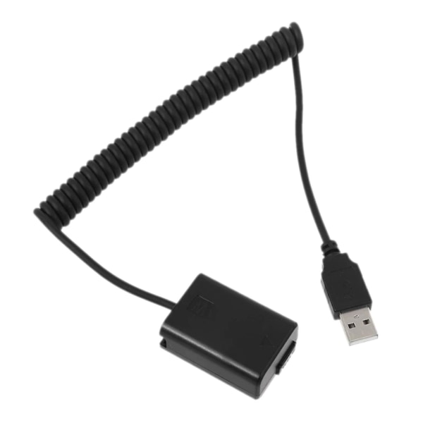 Np-fz100 Dummy batteriadapter USB kabel för A7a7rii A6500 A6400 A6300