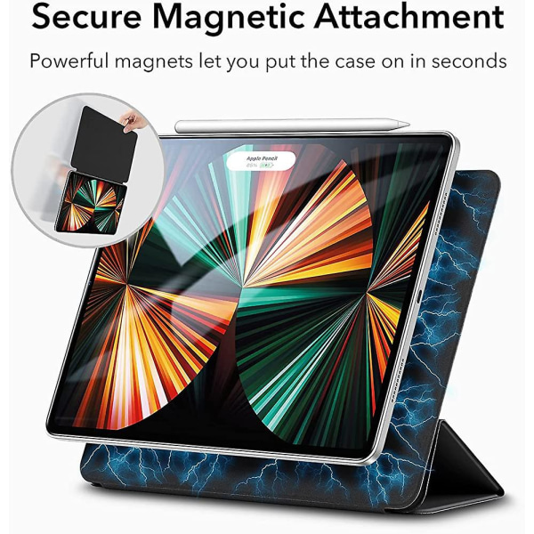 Magnetisk etui for Acsergery iPad Pro 12,9 tommer /2020/2018 (5. generasjon/4. generasjon/3. generasjon), Smart gave