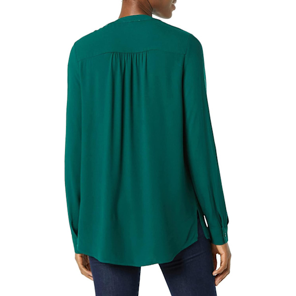 Langermet vevd bluse for kvinner Style 8 L