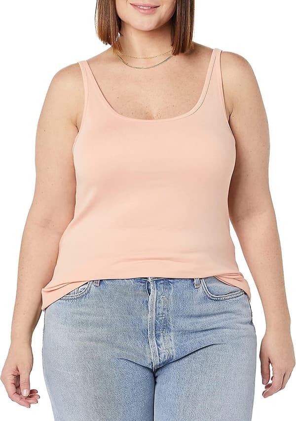 Dame Slim-fit Tynd Stroptop, Pakke med 2 Style 12 M