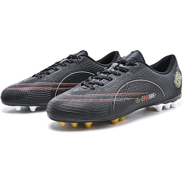 Fotbollsskor Herrar Dobbar Spikar Fotbollsskor Ungdomsträningsskor Professionella Unisex Fotbollsskor black EU44