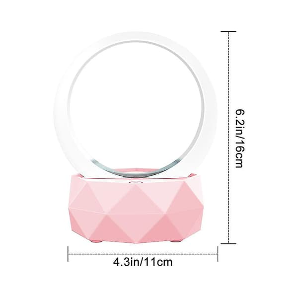 Trådløse Bluetooth Højttalere LED Lys Højttaler Bluetooth 5.0 Med LED Lys Tilstande Til Smartphone, Computer Pink