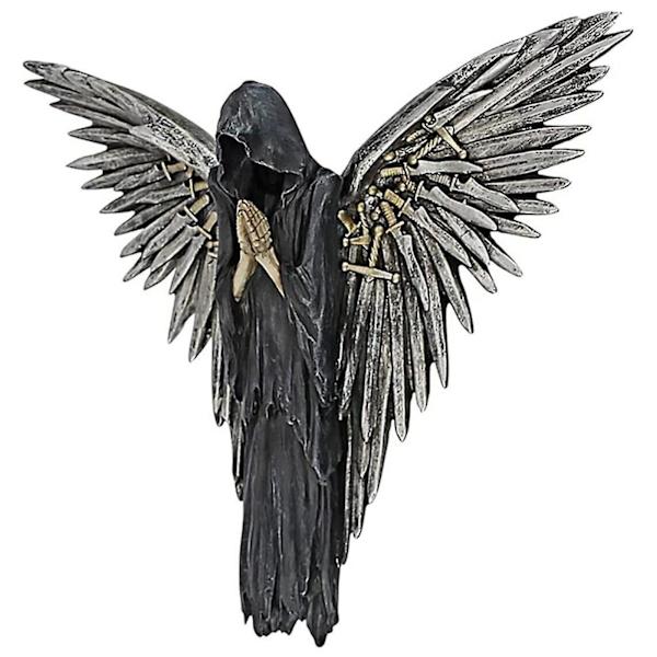 Soul Warrior -veistos, lateksikäsitöitä, riipus, kodin koriste, seinäkoriste Halloween-juhliin