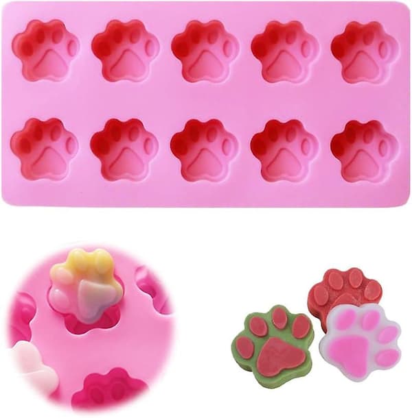 Matkvalitets silikonform, non-stick isbitform, gelé, kjeks, sjokolade, godteri, cupcake bakeform, muffinsform