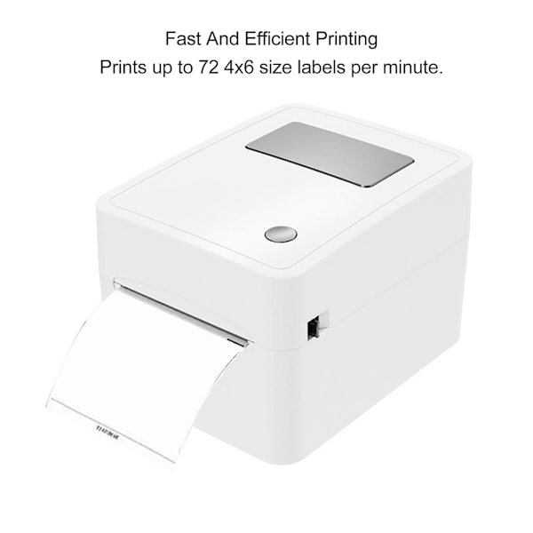 Bluetooth Forsendelsesetiketprinter 110mm USB Termisk Forsendelsesetiketprinter til Android 100-240V
