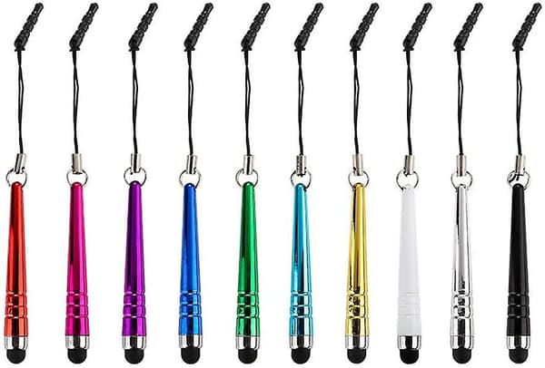 10x Mini Universal Stylus Pen Touch Pen Input Pen Touch Pen Til Iphone Ipad Farve Tilfældig