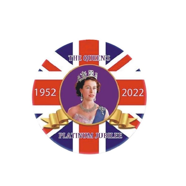 4 st Queen Sticker Rolig bildekal Fönsterdekal för fordon Bildekaler, Queen Sticker, Car Window Cling, Queen Elizabeth Ii Commemor