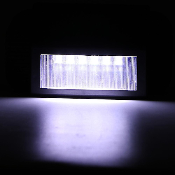 2-pack solcellslampor för utomhusbruk, 6 LED solcellslampor för trädgård, bakdörr, trappsteg, säkerhetslampor white light
