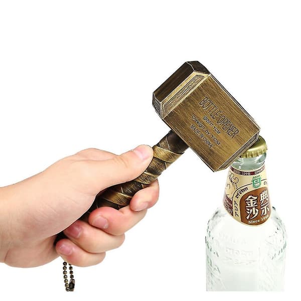 Metal Flaskeåbner Blank Rustfrit Stål Flad Flaskeåbner Indsats Sæt Gevind Ølåbner Silver withoutmagnet