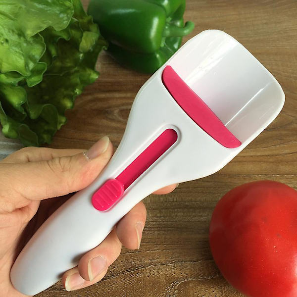 (Fuchsia) - Dejdispenser til måling af lige store mængder / Tåler opvaskemaskine & BPA-fri køkkenredskab til bagning