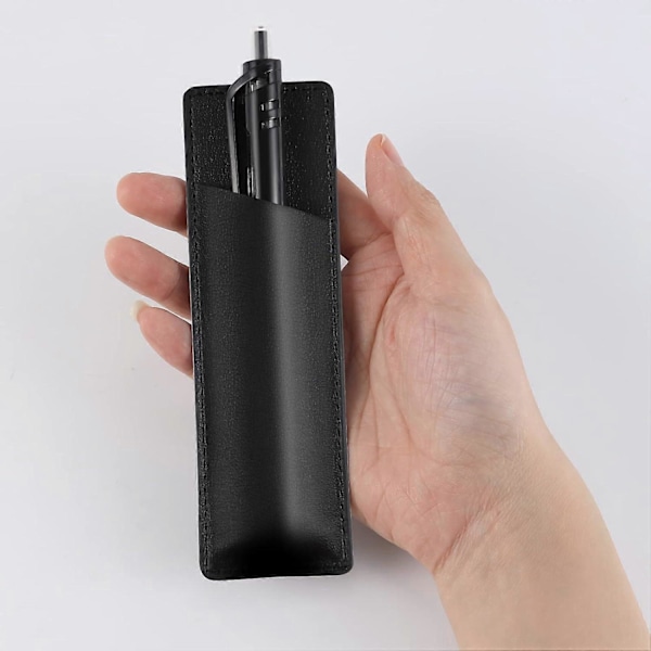 2 kpl Magneettinen nahkainen kynäteline jääkaappiin PU-nahkainen kynätasku jääkaappiin o