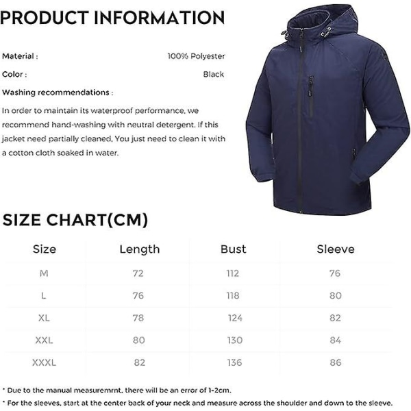 Transition-takki, miesten softshell-takki hupulla, ulkoilutakki, miesten tuulenpitävä takki, roisketiivis takki blue XL