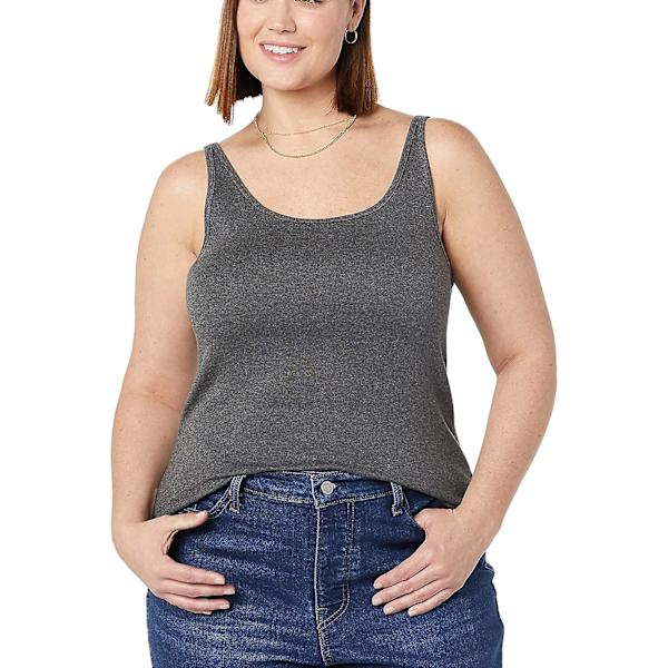 Kvinnors Slim-fit Tunna Remmar Väst, 2-pack Style 2 L