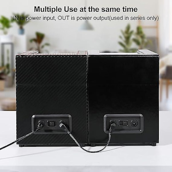 Seneste Dobbelt Watch Winder Boks, Lydløs Motor, Dobbelt Automatisk Ur Winder Rotations Opbevaringsdisplayboks til Automatiske Mekaniske Ure - Sort