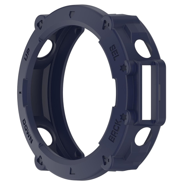 Anti-ridse urkasse til Amazfit T-Rex Ultra A2142, TPU-cover med hurtig udløsning, hul kasse Midnight Blue