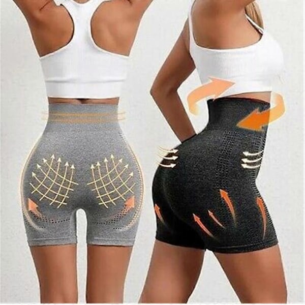 Nya MicroVibration Massage Modul Is-Silke Jon Fiber Reparerande Formgivande Shorts black L