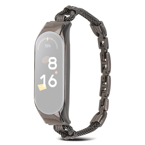 Klockarmband i koppar med klockfodral till Xiaomi Mi Band 7, delikat kopparlänksarmband i metall