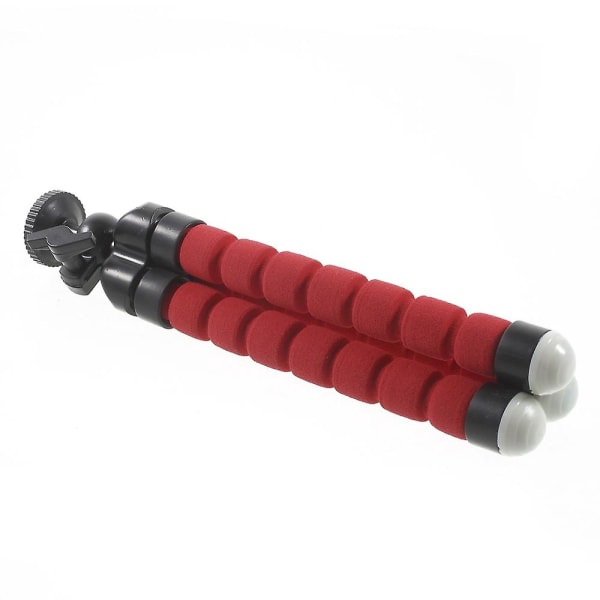 Bærbar, myk, justerbar stativholder for GoPro Hero 4/3+/3/2/1 SJ4000/5000/6000 Xiaomi Yi Red
