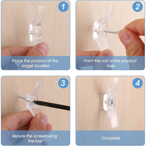 12 Sett Blind Ledningsholder, Blind Lednings Sikkerhetstau Kloss Blind Ledningsvinder Blind Snorholder Blind Ledning Opptrekk Ledningskroker For Persienner Gardiner Solskjerming
