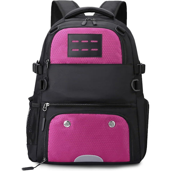 Basketball Ryggsekk Stor Sportsbag Med Separat Balllomme & Skoseksjon Ryggsekker For 15.6 Tommers Laptop For Fotball, Volleyball, Reiser,