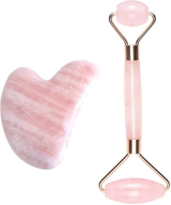 Jade Roller Gua-sha Ansikts Gua Sha Rosenkvarts Jade Massager Jade Sten