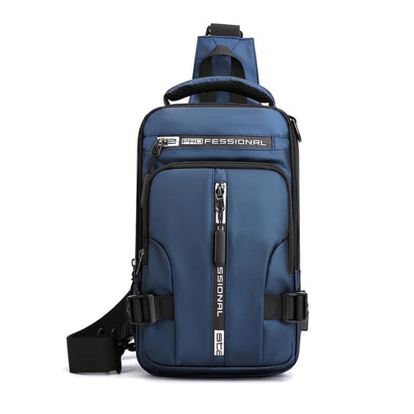 Ny Slung Crossbody Ryggsäck Axelväska För Män Kvinnor, Lätt En Rem Ryggsäck navy blue