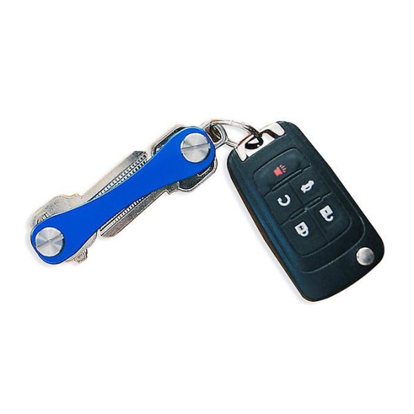 Kompakt Minimalistisk Nyckelhållare och organizer i fickstorlek, EDC Nyckelhållare W Nyckelring Loopdel för bilnyckelbricka Nyckelringstillbehör