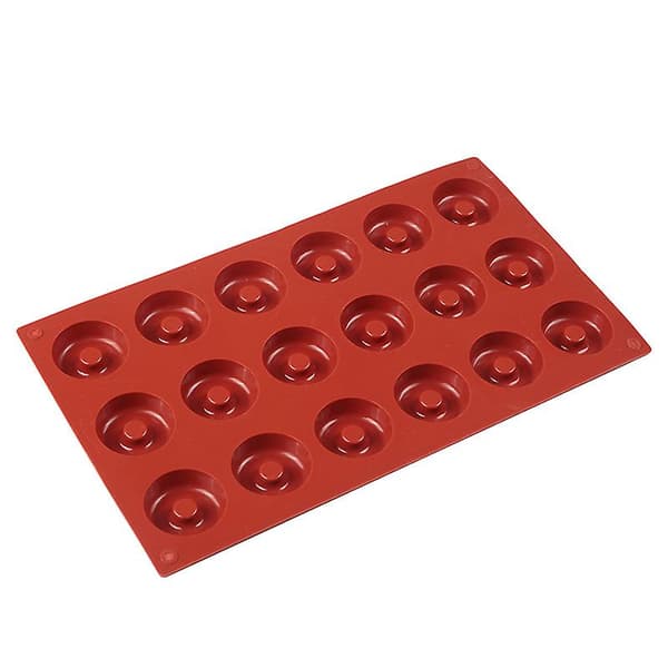 Mini Rund Smultringform og Kakeform for DIY Baking (18 Ruter)