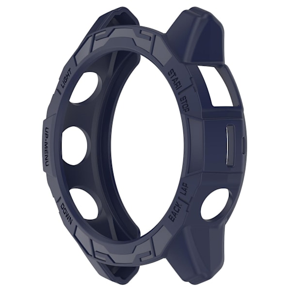 TPU-fodral för Garmin epix Pro (Gen 2) 47mm/Fenix 7 Pro/Fenix 7, anti-scratch ihåligt fodral Midnight Blue