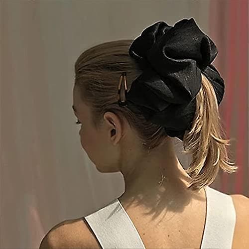 Store sateng scrunchies Oversized scrunchie Jumbo scrunchies Gigantisk scrunchie Silke Acsergery gave