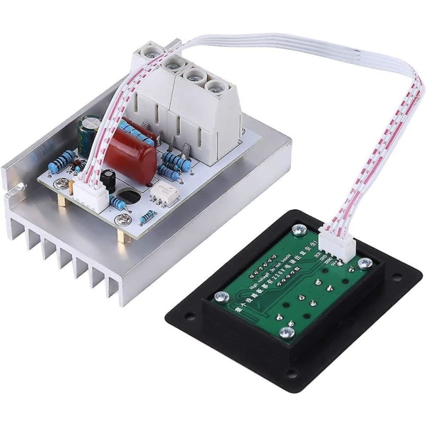 Varvtalsregulator 10000w Ac 220v 80a Scr Digital Spänningsregulator  Dimmer Termostat För Motor