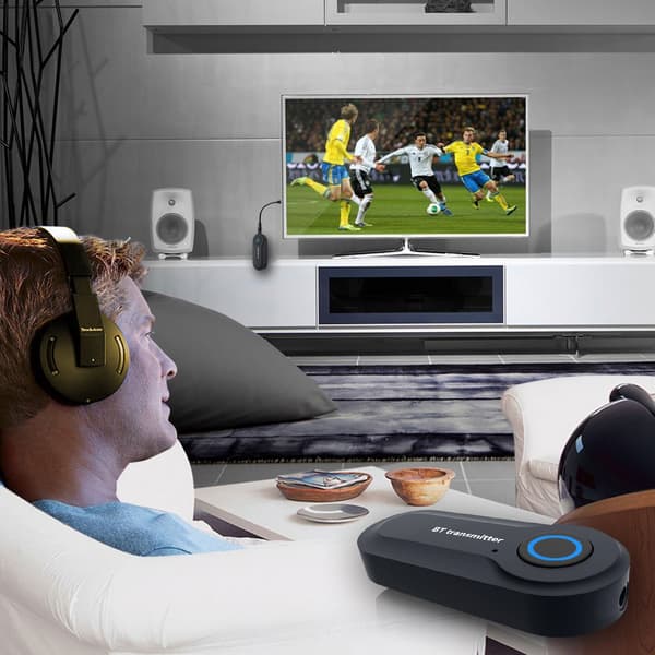 Trådløs Bluetooth-sender for TV, telefon, PC, lyd, musikkadapter, universell Bluetooth-musikksender for TV og datamaskin