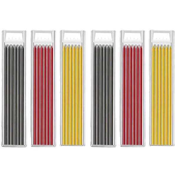 36 stk. Snekkerblyant Refill Snekker Konstruksjon Blyant Erstatninger Refill