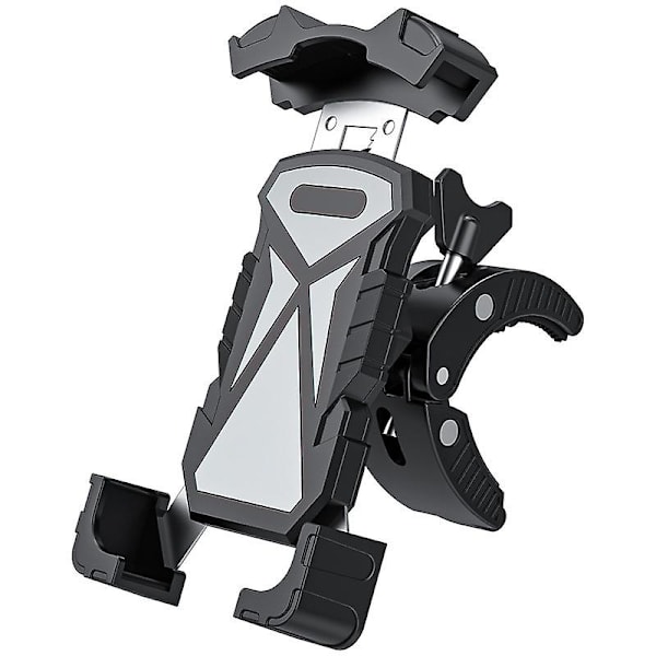 Sztxj cykeltelefonhållare, universell motorcykeltelefonhållare, 360 graders rotation anti-vibration för iPhone 12 Mini/12/11 Pro Max/xs/xr, Samsung S10/s9/s8, Hua