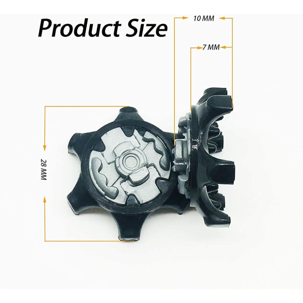 28 st golfskospikersättning Golfdobbar Första generationen Enkelt att installera Golfskor Modeller 2010 Nyare insättningssystem