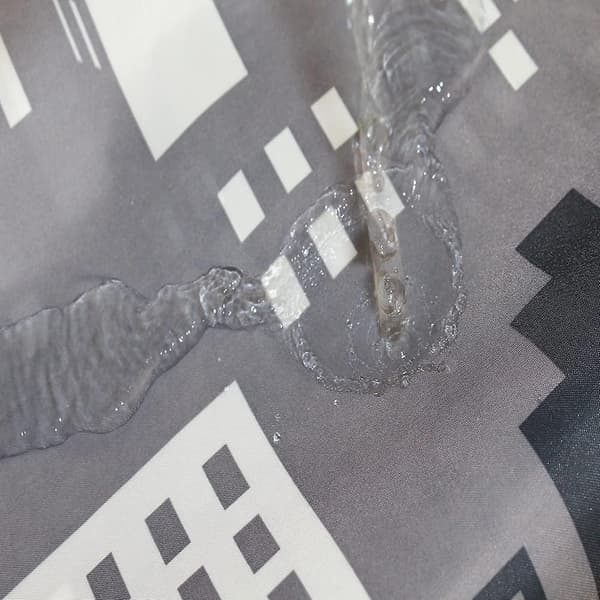 Duschdraperi för badrum 100 X 200cm Mögelbeständig Vattentät Polyestertyg Duschdraperi Foder Lång Tvättbar Badgardin Med Krokar, Vikt