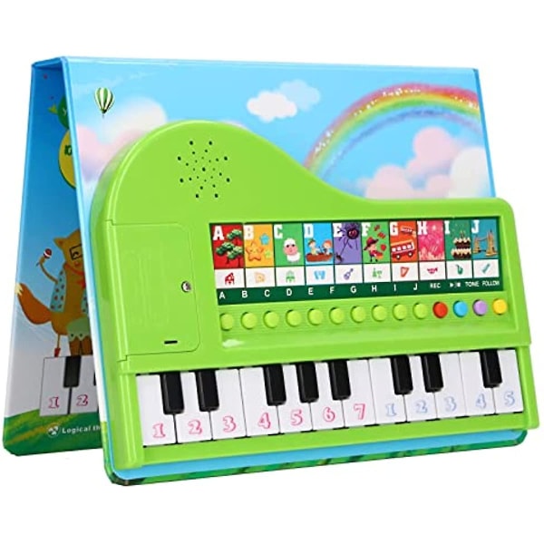 Barn Piano Leksak Bok Pedagogisk Inspelningsfunktion Piano Leksak Bok Barn Musikleksak Present Till Pojkar Flickor Tidig Utbildning Pussel Leksaker