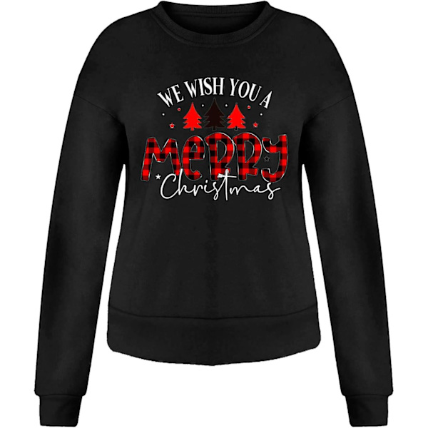 Dame Klassisk Rund Hals Genser Daglig Trykk Sommerfugl Pullover Topp Med O-Hals