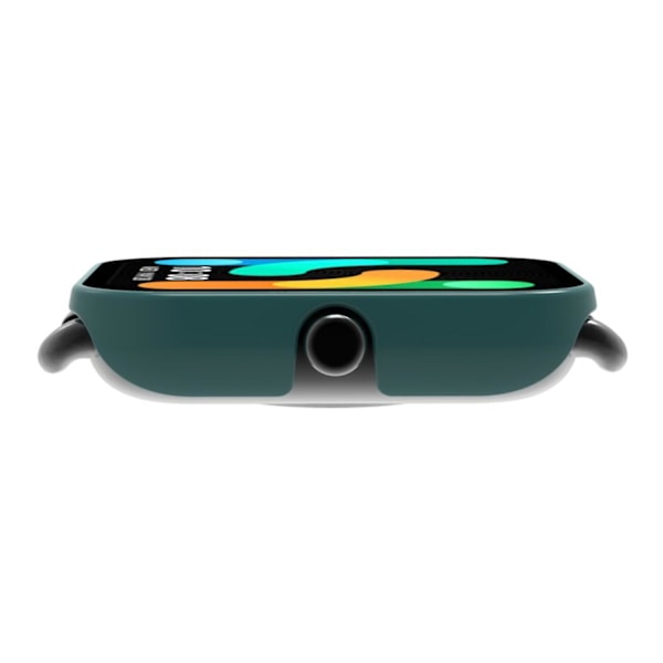 Fuld Dækning PC Etui Til Haylou Solar LS02, med Klar Hærdet Glas Skærmbeskytter Dark Green