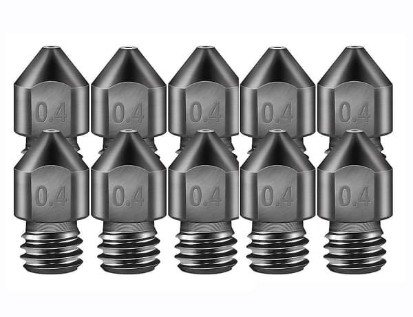 10mk8 Extruder Munstycken För 3D-skrivare 0.4mm Stålmunstycken
