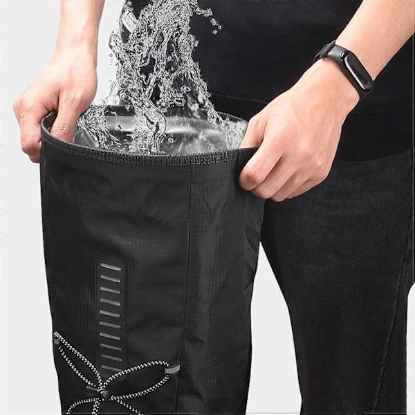 Cykel Sædetaske Landevejscykel Sædepakke 11L Under Sæde Cykel Bagtasker med Reflekterende Striber til Mountainbike Landevejscykler Sort